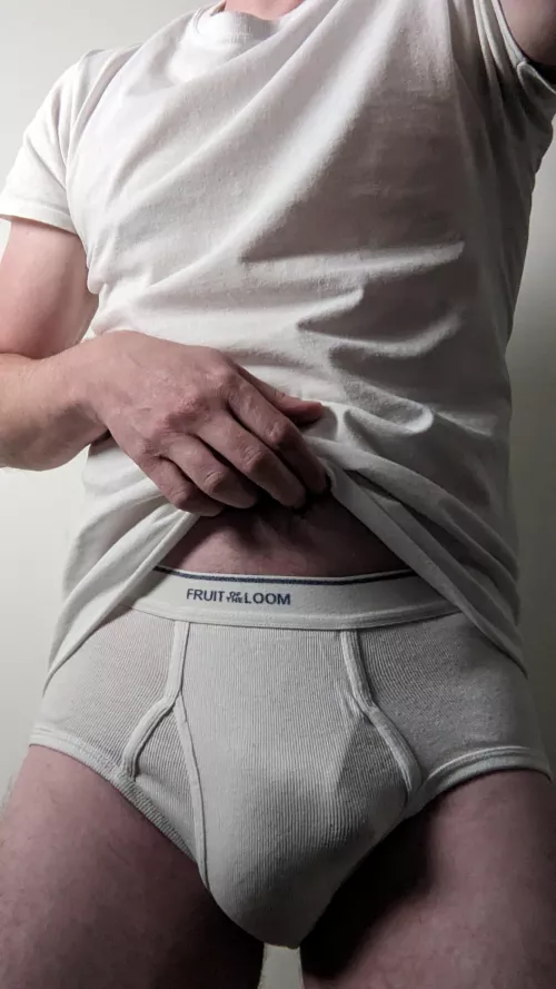 The joy of wearing tighty whities