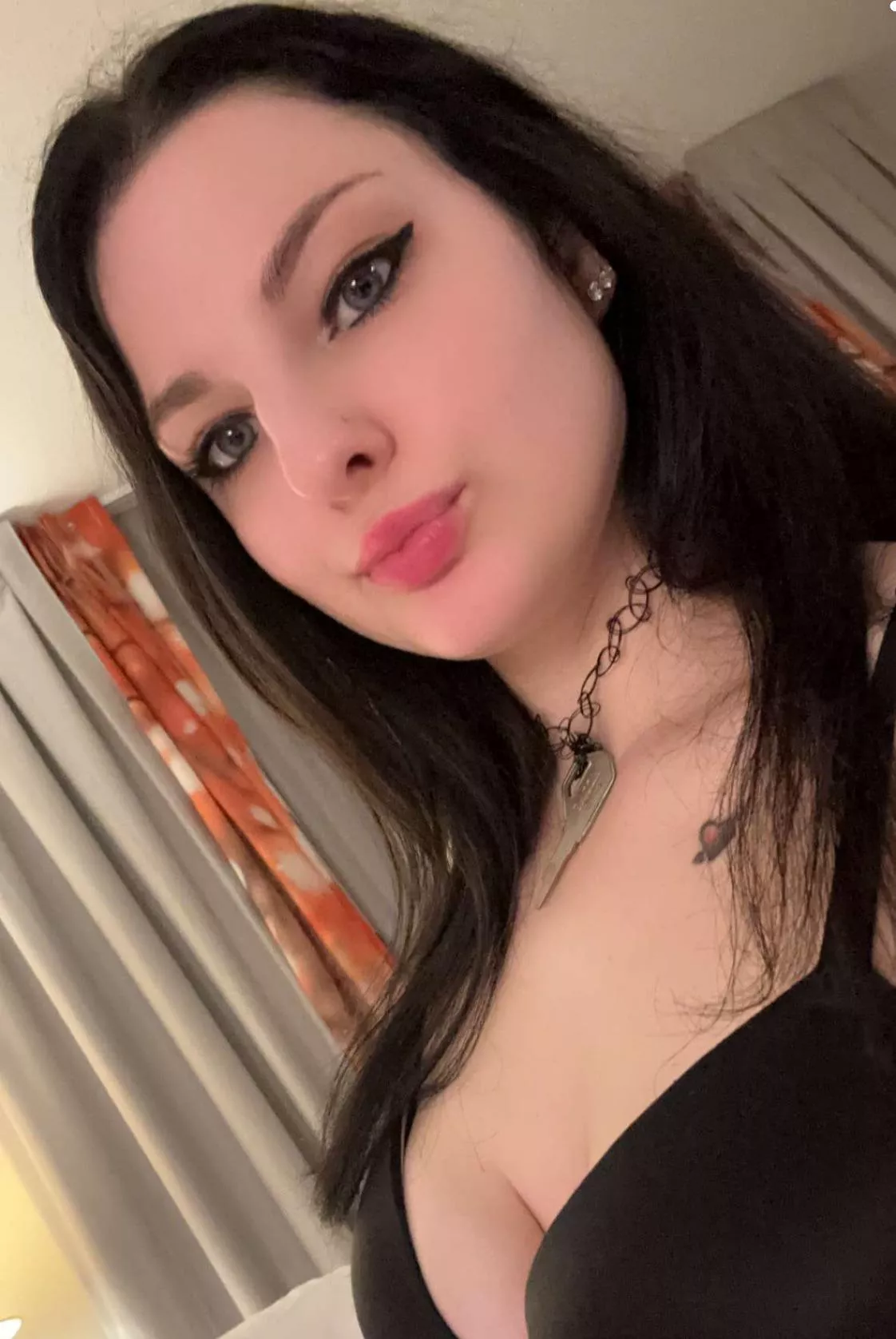 The key looks better around my neck 