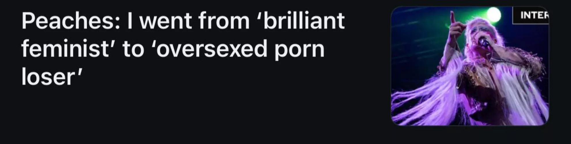 Which one of you so called “feminists” will follow suit?