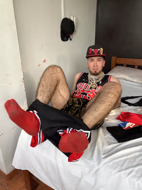 Would you like to run your tongue all over my hairy body? Haha