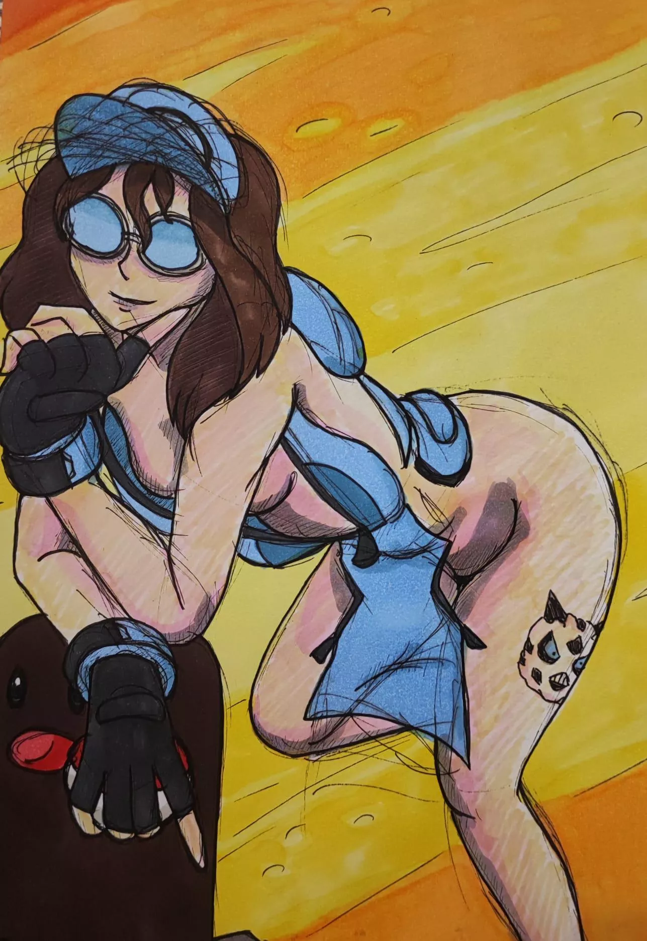 You are Challenge by Ass-Trainer Hikari!