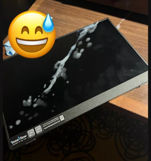 (34) I am hoping I did not ruin my screen…💦💦💦