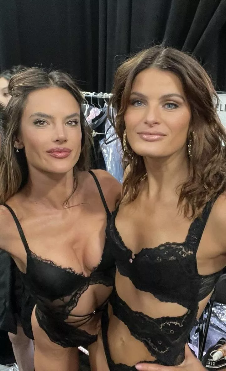 Alessandra Ambrosio and Isabeli Fontana
