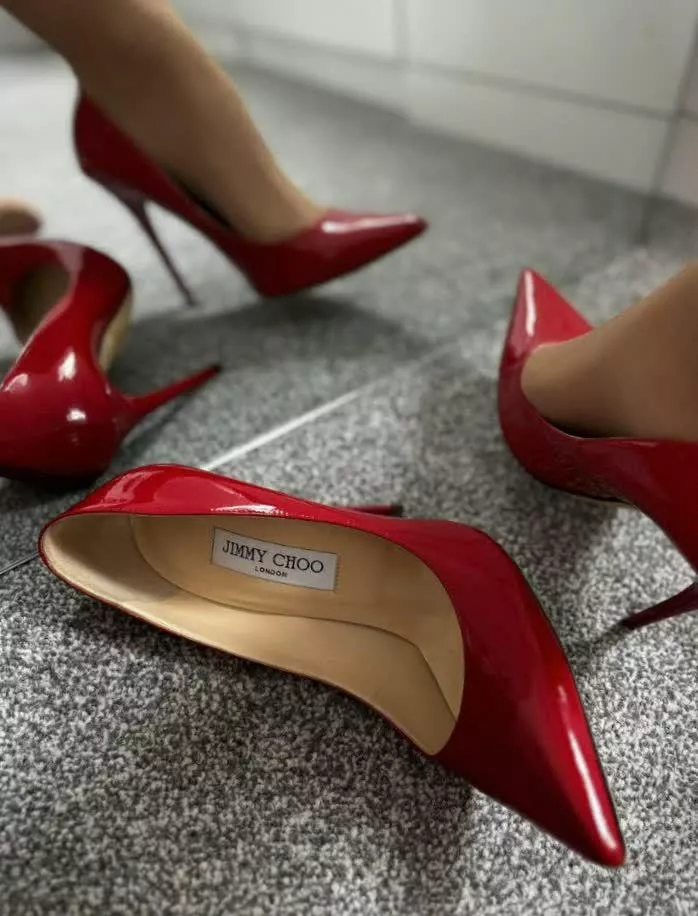 Any kinky thoughts of my red stilettos?