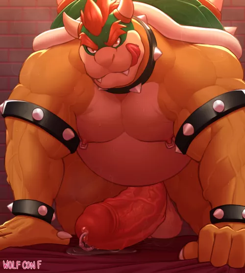 Bowser Gay Furry Porn NSFW Muscular_male Male_only DILF (Wolf Con F)