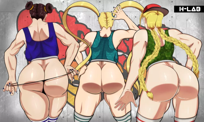 Chun-Li, Rainbow Mika and Cammy (H-Lab)
