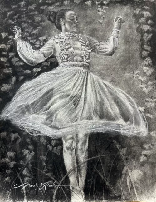 Dancer in the garden 