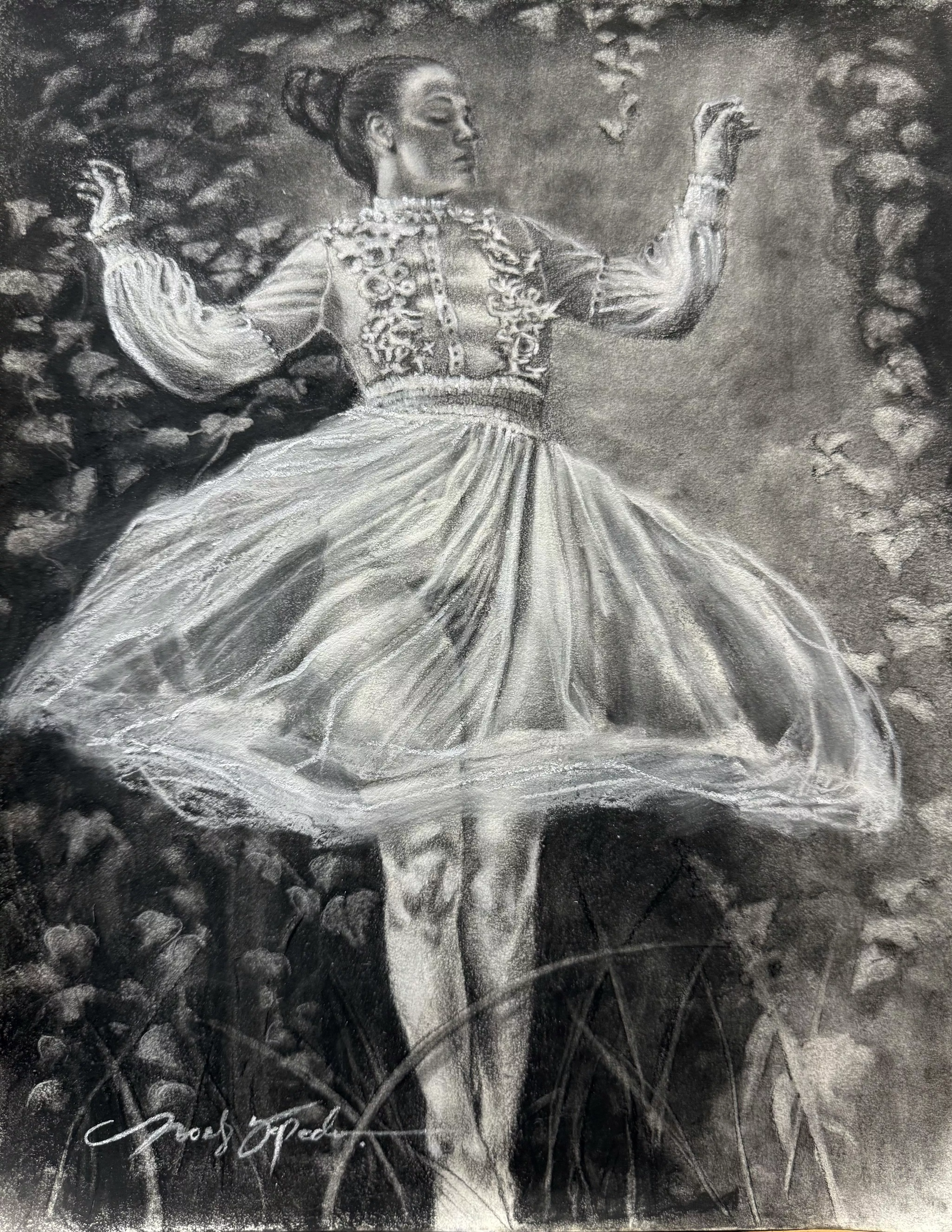 Dancer in the garden 