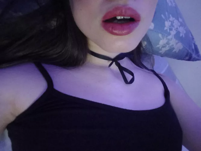 Do you want to feel how soft my lips are?