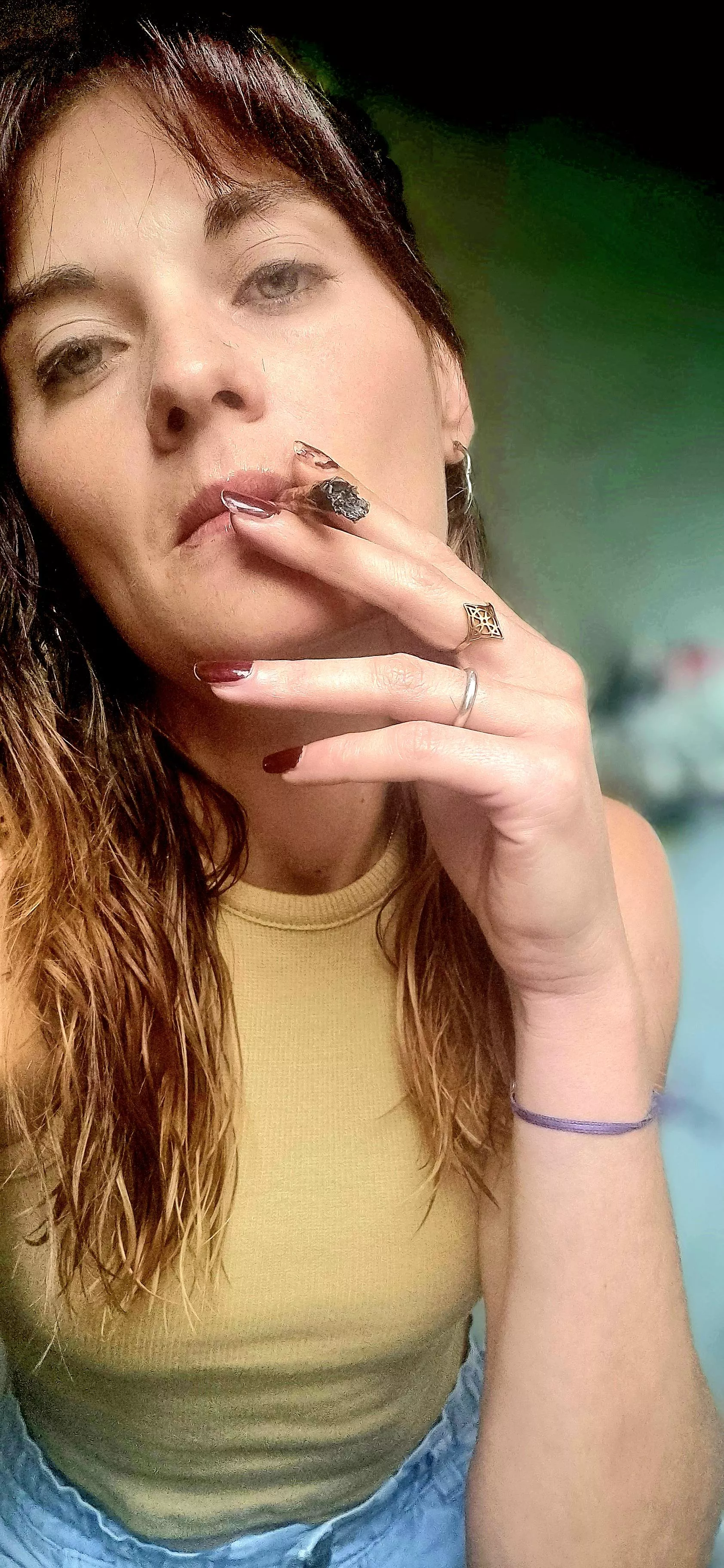 do you want to smoke with me?
