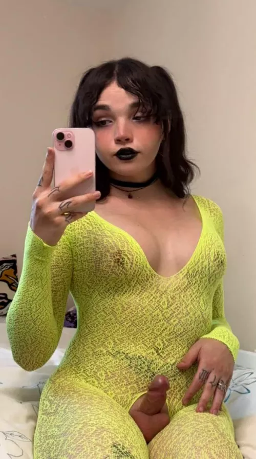 Does my outfit make me look like the trans e-girls from your wet dreams?  😈