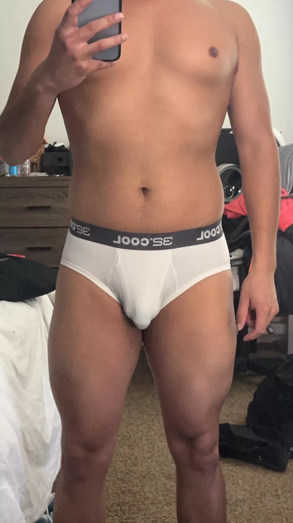 Don’t have a six pack but do I look good in these? 