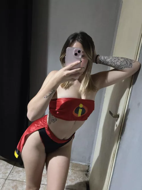 Elastigirl’s got some killer moves tonight, who’s brave enough to keep up?