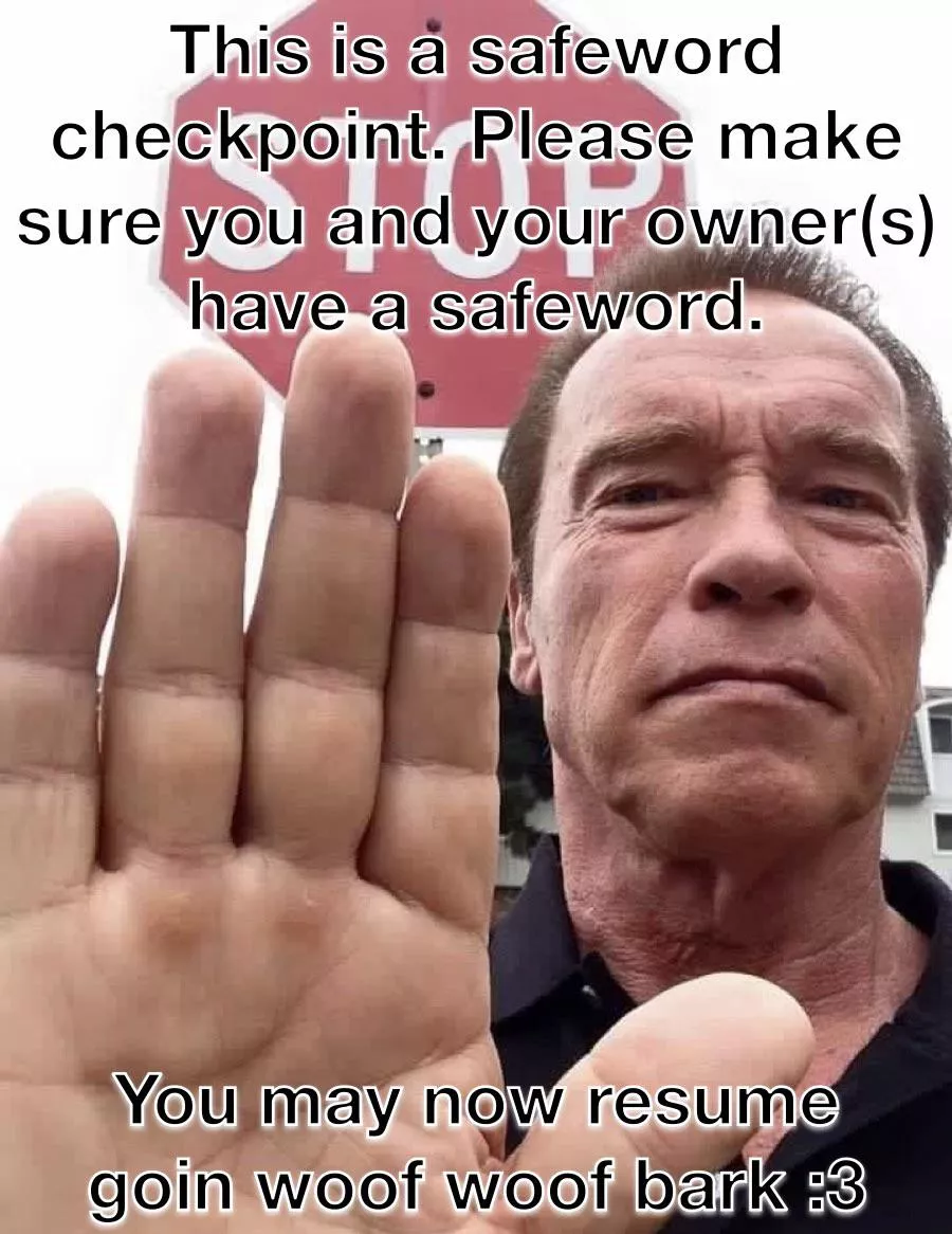 Even puppies need a safeword!!!