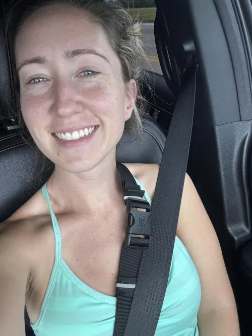 F32 post workout with my OG north face fanny pack ~2006