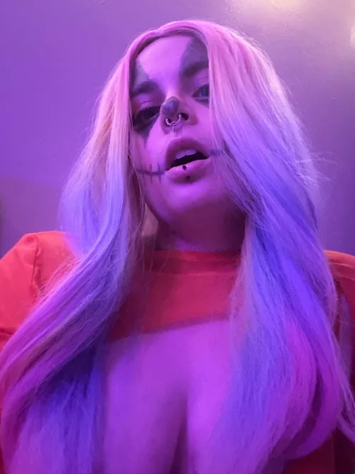 First time doing clown makeup, hope I did it justice // georgiaroseeofficial 