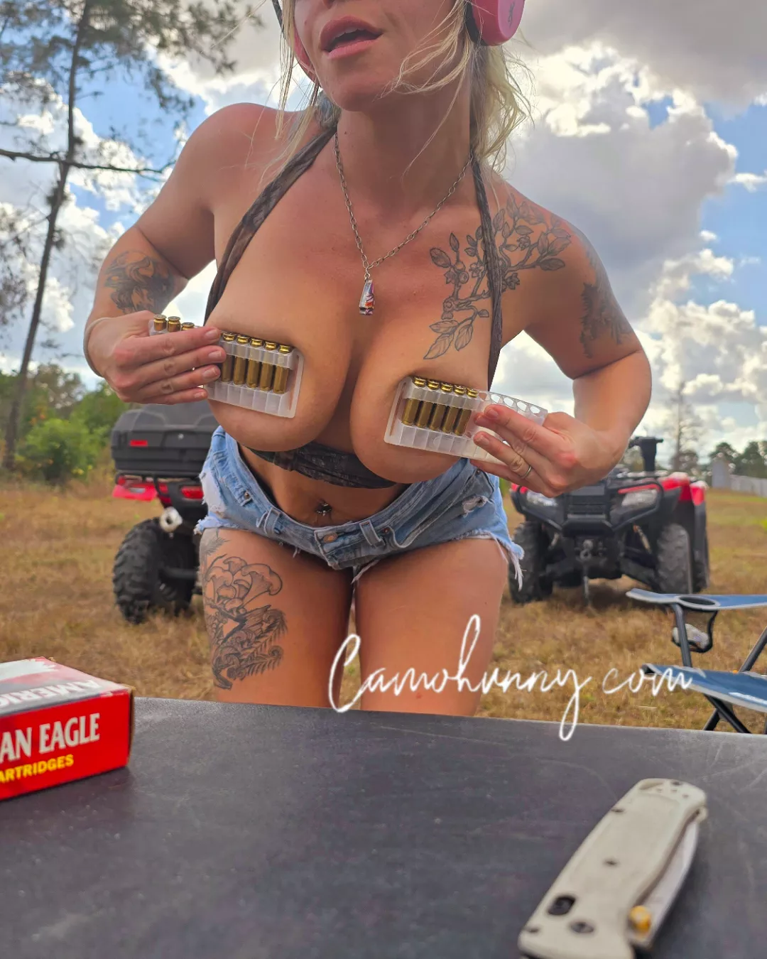 Fling some lead, save your brass 😉