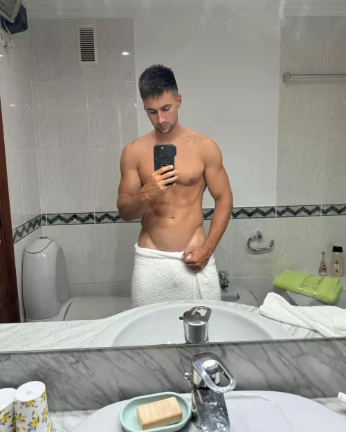 Fresh from the shower