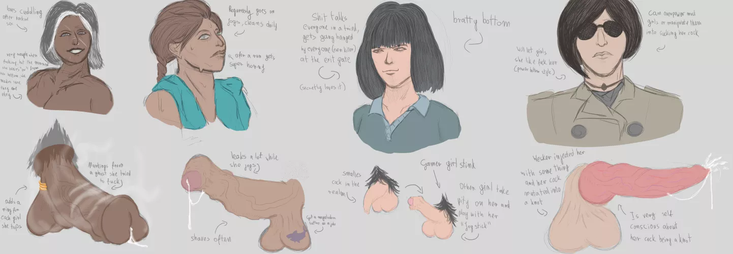 Girls and their cocks part 3 (OC)