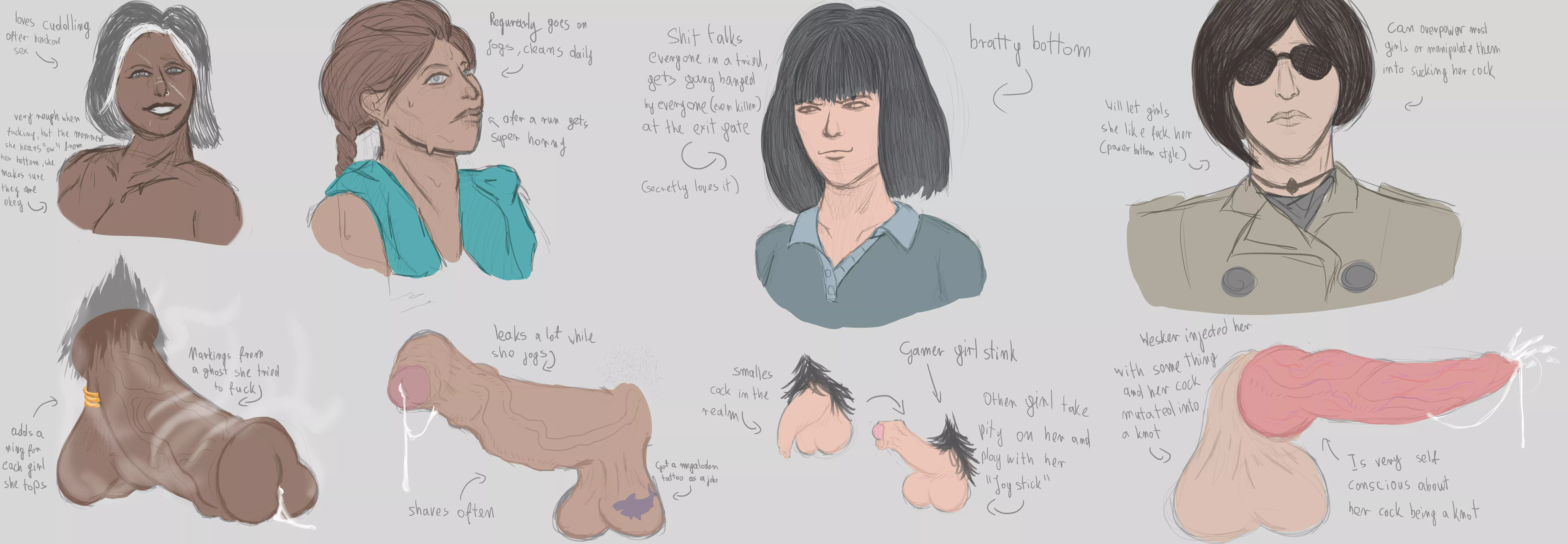 Girls and their cocks part 3 (OC)