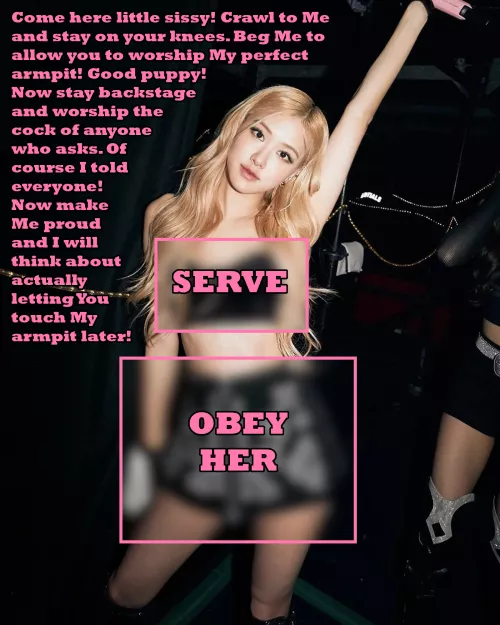 Goddess Rose from Blackpink