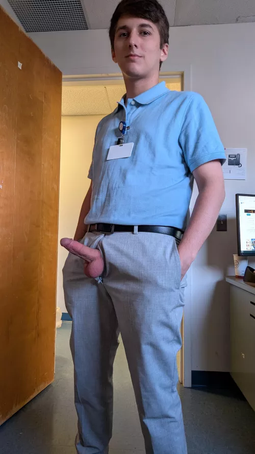 Hope no one walks by my office 😉