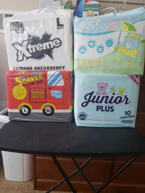 I got more diapers!