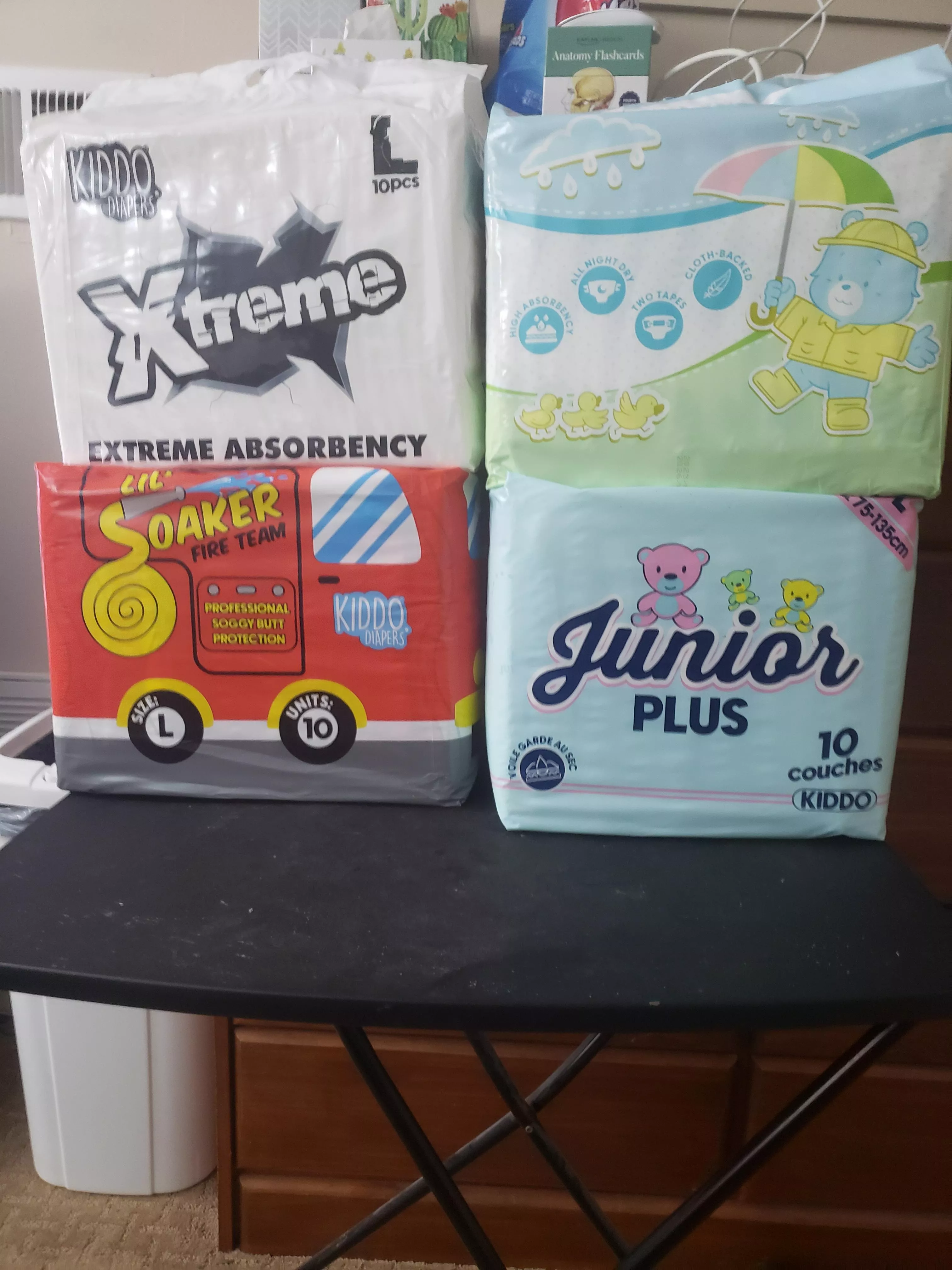 I got more diapers!