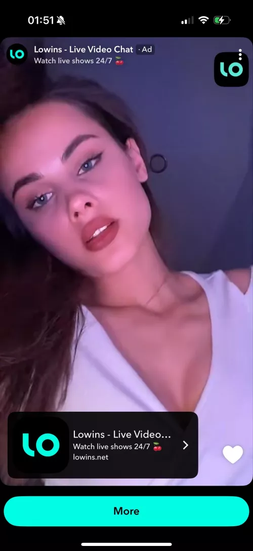 I got this ad, anyone know if there’s more of her? 