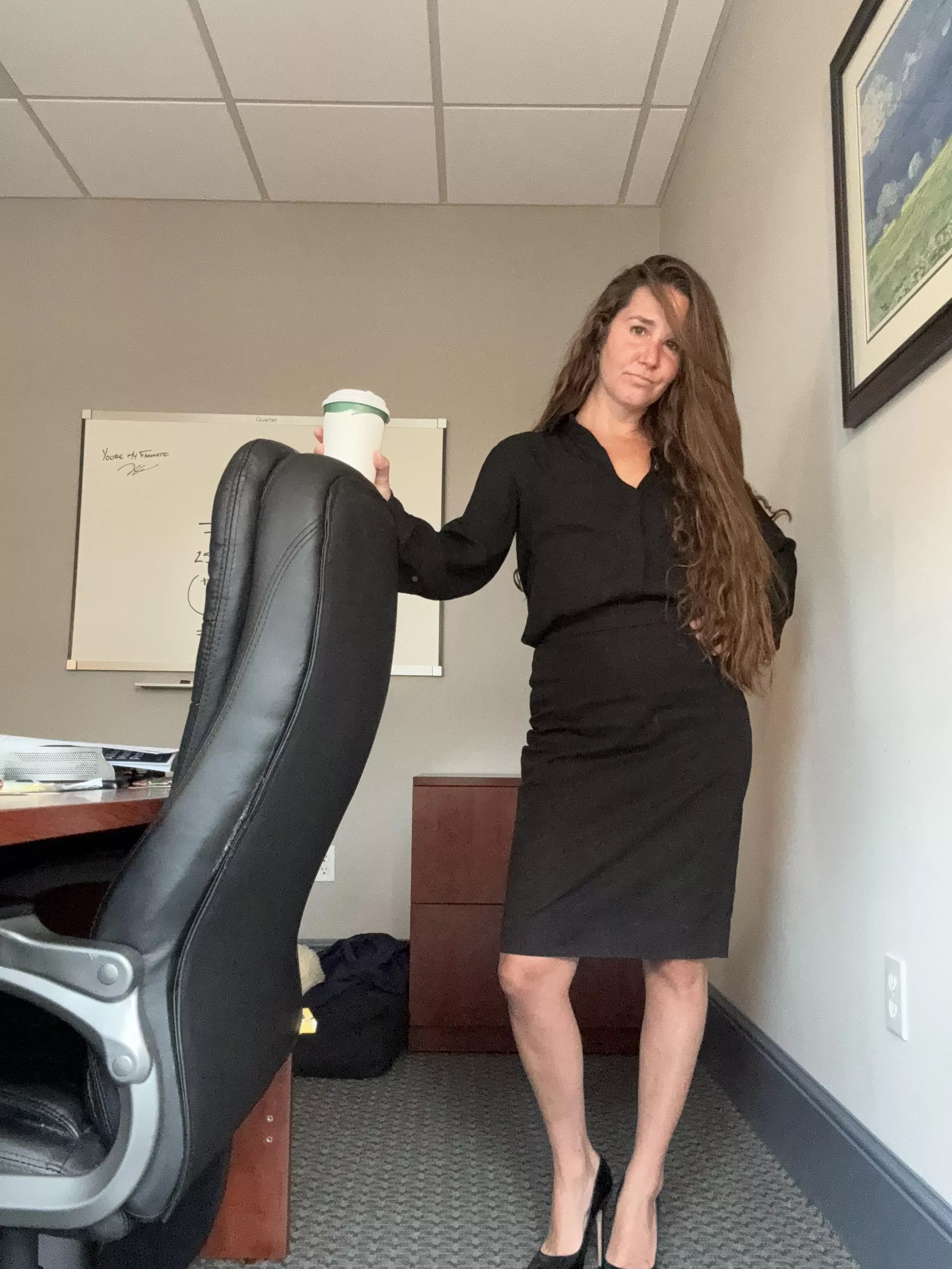 I wonder what my boss will think of these heels