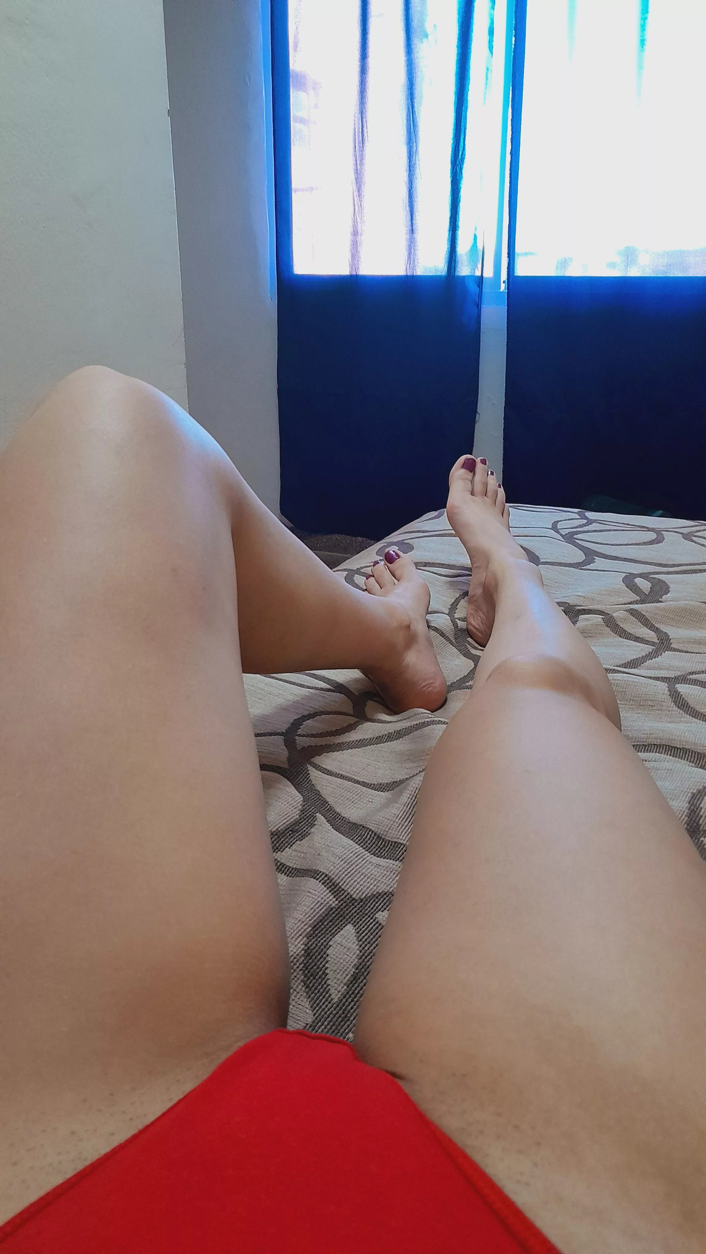 I would love to rub my legs for you, can you rate them for me? 