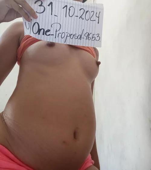 I'm starting my pregnancy, do you think I look beautiful?