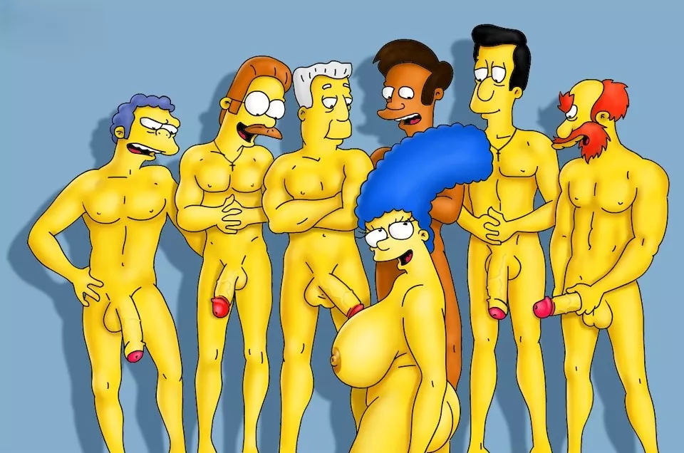 Looks like we got the whole gang [Marge Simpson]