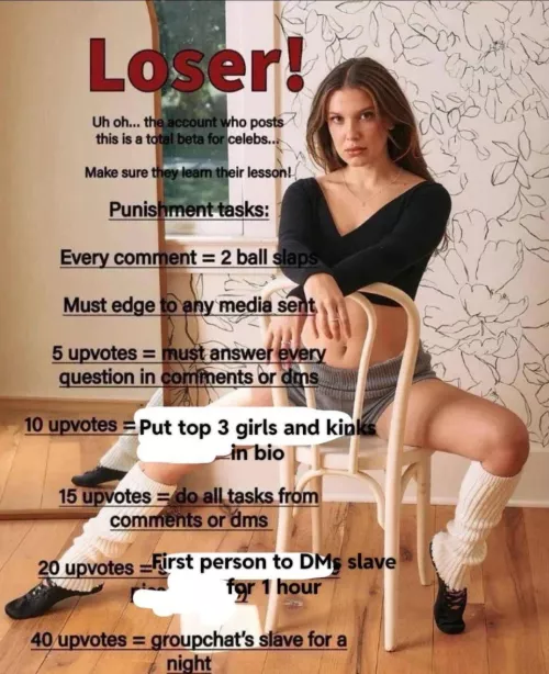 Lost to u/DambiaLittleAlex .. please edge me until I break