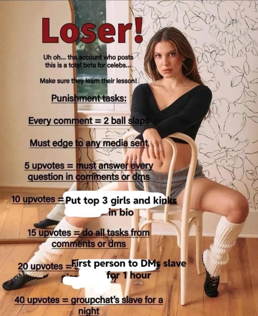 Lost to u/DambiaLittleAlex .. please edge me until I break