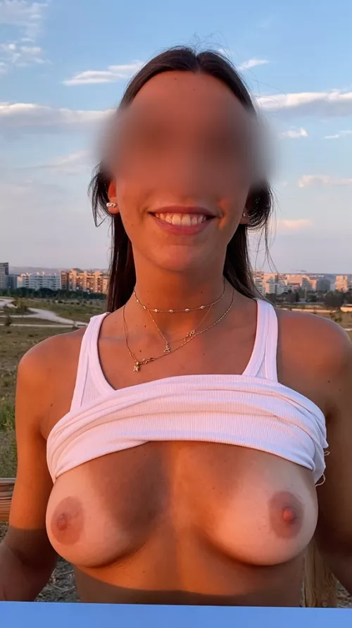 Love being naughty outdoors