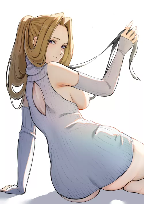 Methode in a bottomless outfit