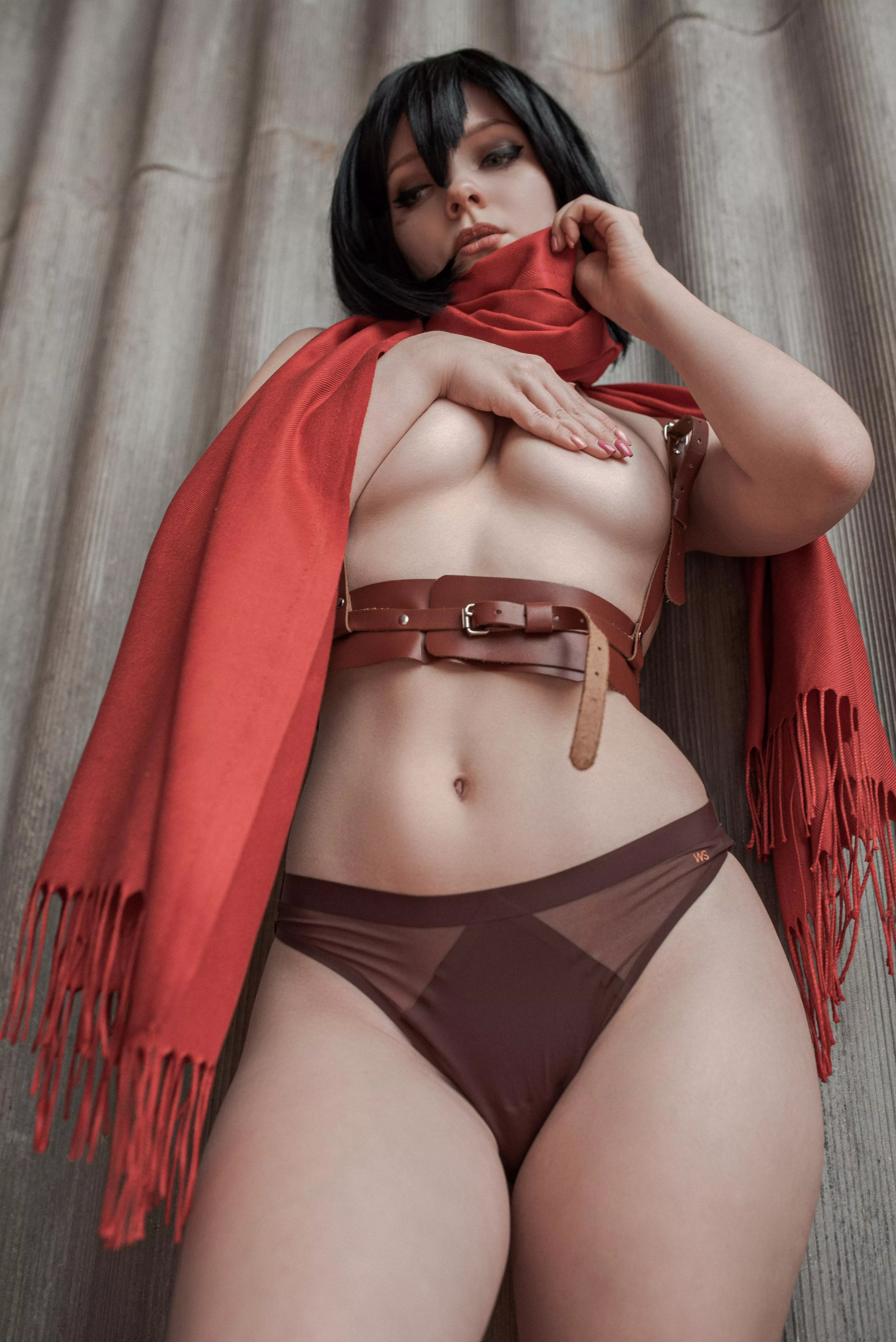 Mikasa Ackerman from Attack on Titan by irina_sabetskaya