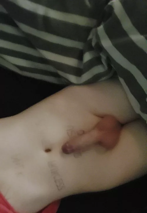 My little pet loves showing off his permanent marker tummy