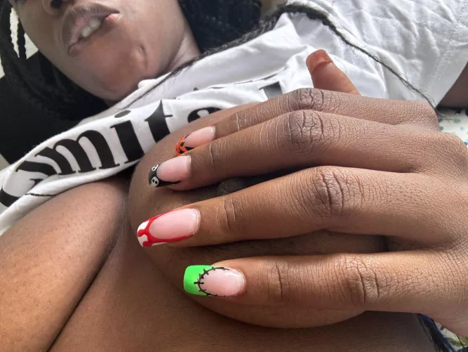My nails for Halloween 