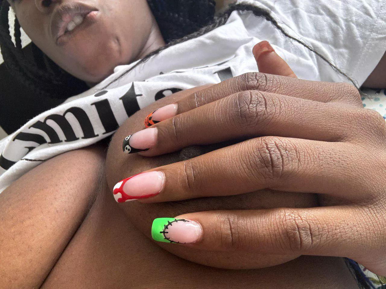 My nails for Halloween 