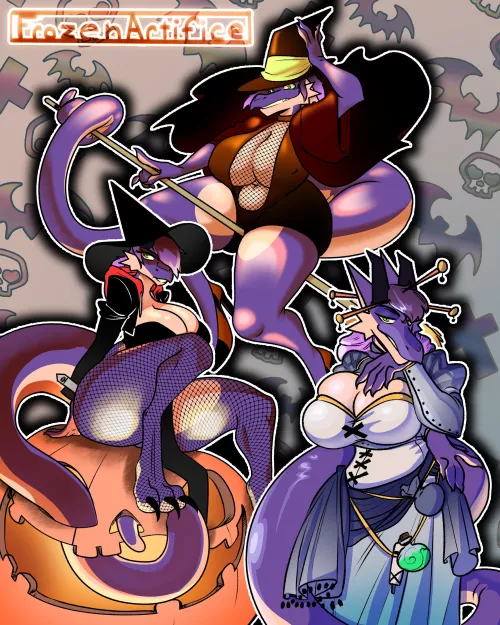Old Witch art of my Dragon [F] (Frozen Artifice)
