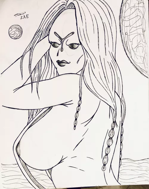 On a scale of 1-10 how’s my drawing of a sexy Tau.