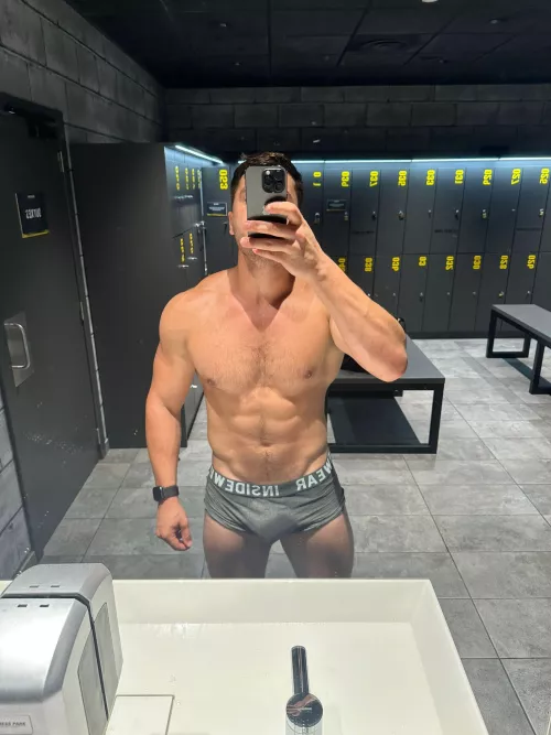 One quick pic before my shower