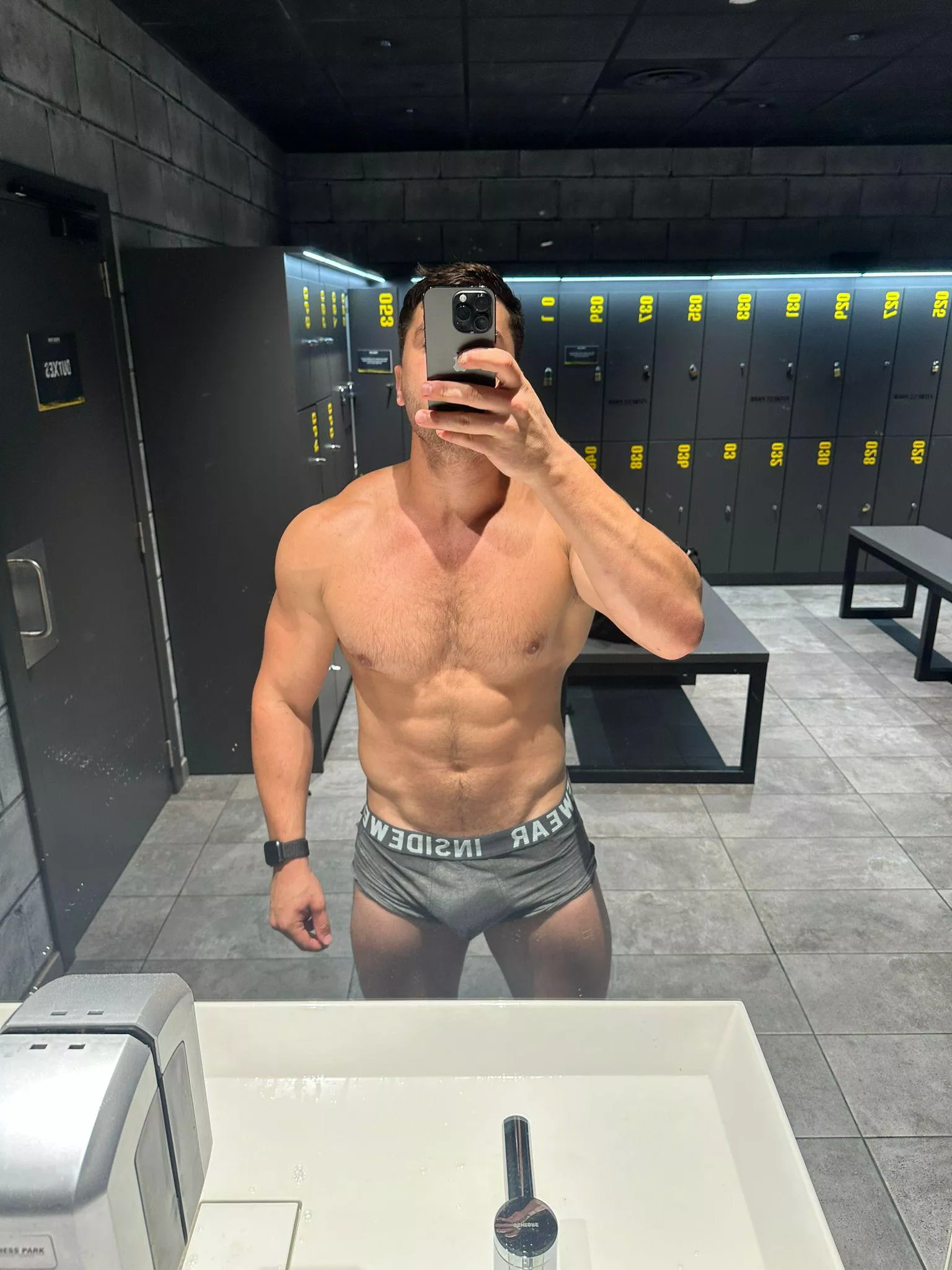 One quick pic before my shower