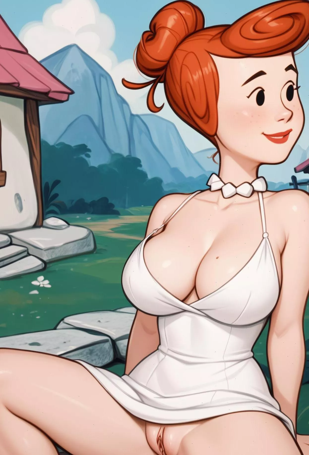 Outdoor recreation. [Vilma Flintstone]