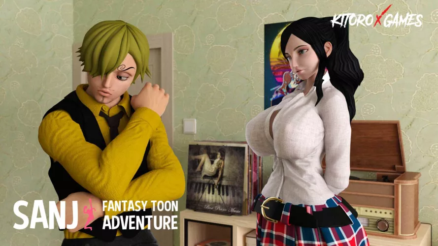 Robin and Sanji will team up to solve the puzzle of how to get back home [Sanji Fantasy Toon Adventure]