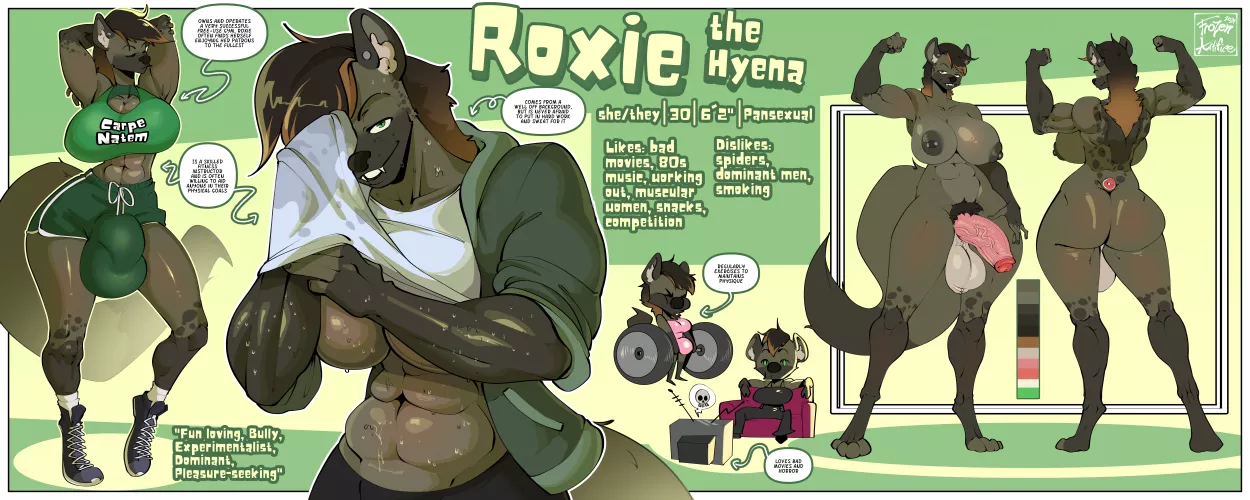 Roxie the Hyena REDESIGNED! [I] (Frozen Artifice)