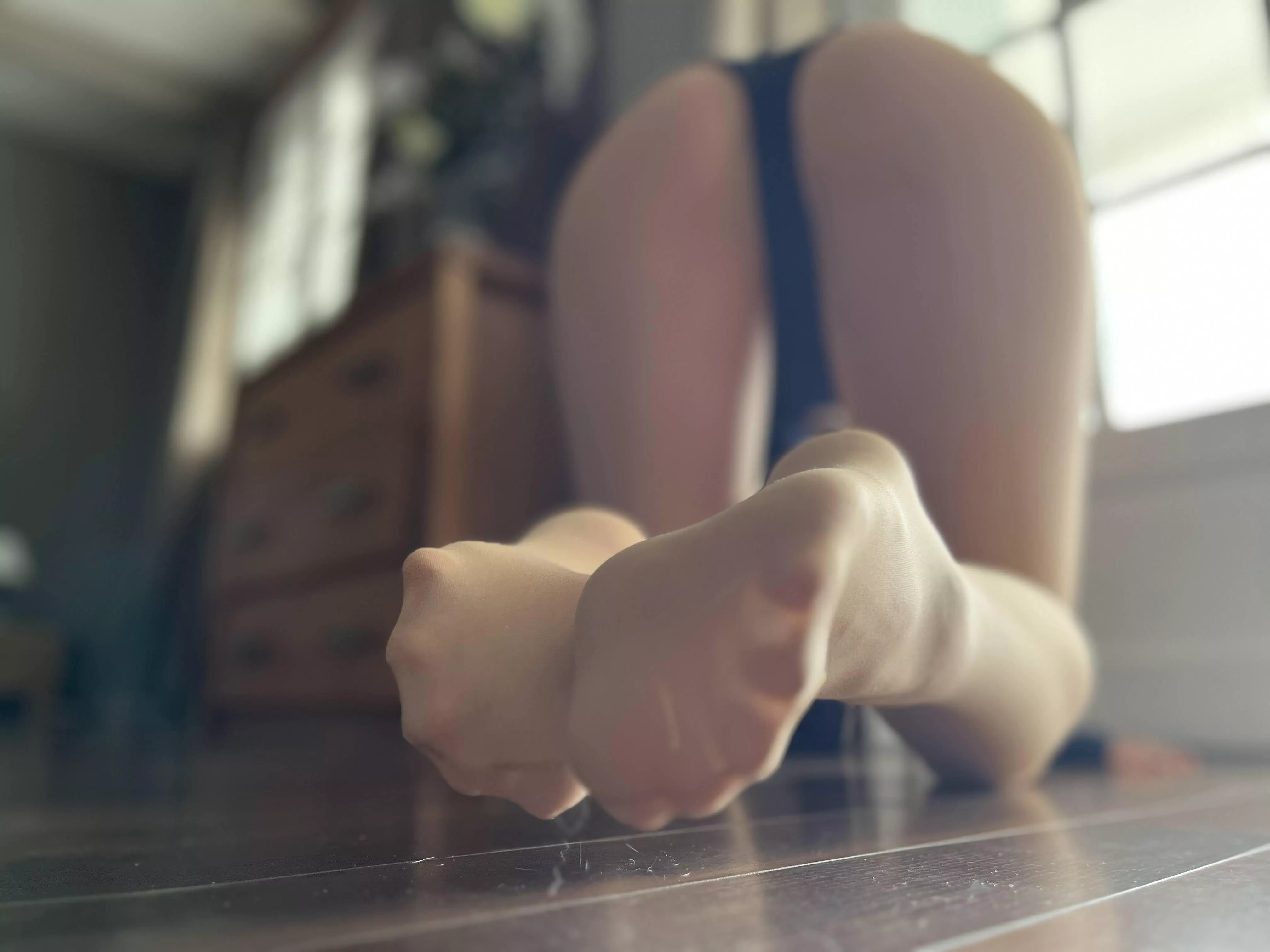 See the light through the nylon?