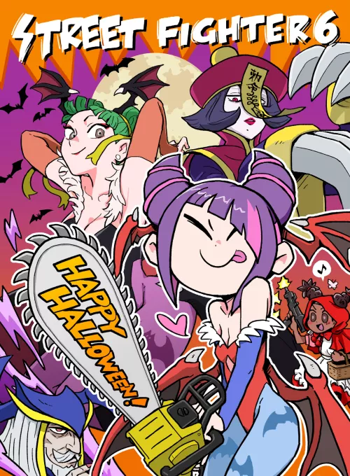 [SF6] Special Halloween art, by Kangyaku